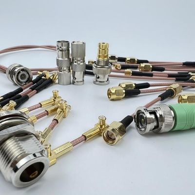 ভালো দাম Bulkhead RF Coaxial Connector TNC BNC UHF N SMA SMB SSMA SSMB SMC SSMC Panel Mount অনলাইন