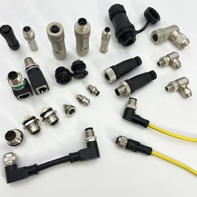 ভালো দাম Screw Locked Industrial Circular Connectors 17 Pin M5/M8/M9/12/M16/M23 অনলাইন