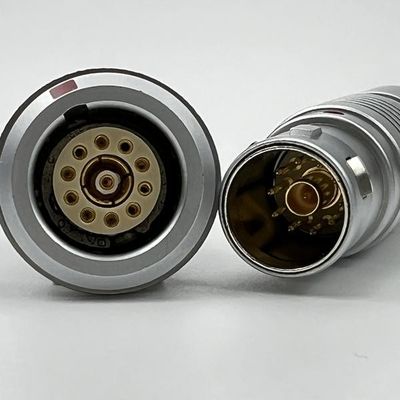 ভালো দাম Multiple Contact Coaxial Signals Circular Push Pull Connectors EMC Shielding অনলাইন