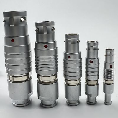 ভালো দাম LEMO 00B 0B 1B 2B 3B 4B Circular Push Pull Connectors 2-32 Contacts 360 Degree EMC Shielding অনলাইন