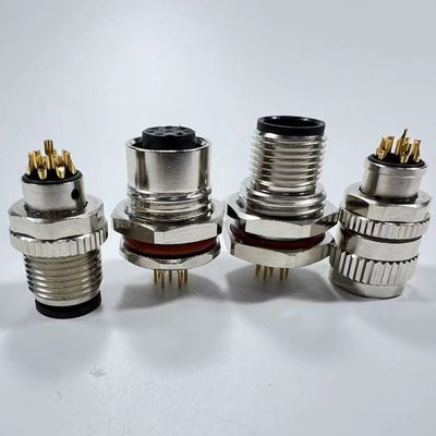 ভালো দাম IP67 Industrial Wire Waterproof Bulkhead Electrical Connectors Plug And Socket 2-19 Contacts অনলাইন